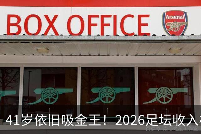 41岁依旧吸金王！2026足坛收入榜出炉，C罗3亿登顶，梅西1.45亿位列第二